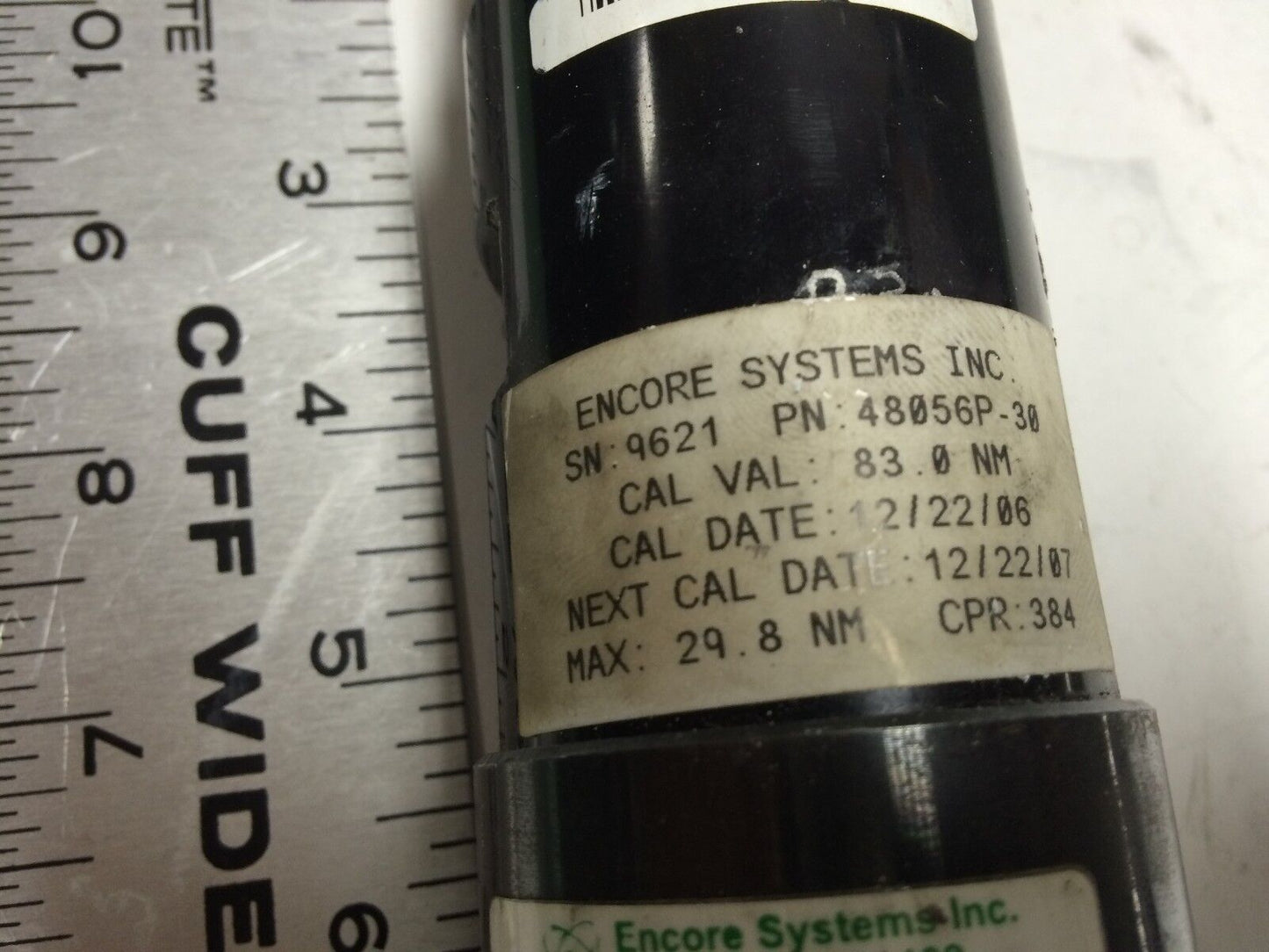 Encore System 48056P-30 Electric Straight Nutrunner,3/8" Drive,83.0 Nm,Cpr384,Ev