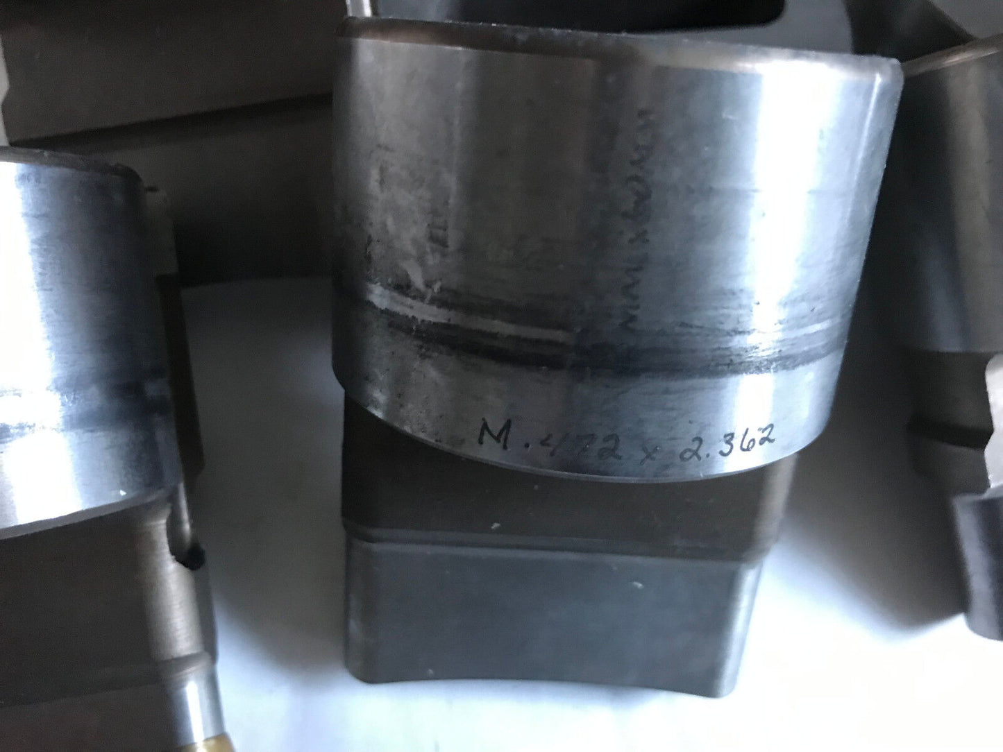 Lot 5 Wiedemann Oval/Obround Punch Die Sets .500X2.500,M.472X2.362,1.250X2.3,Et