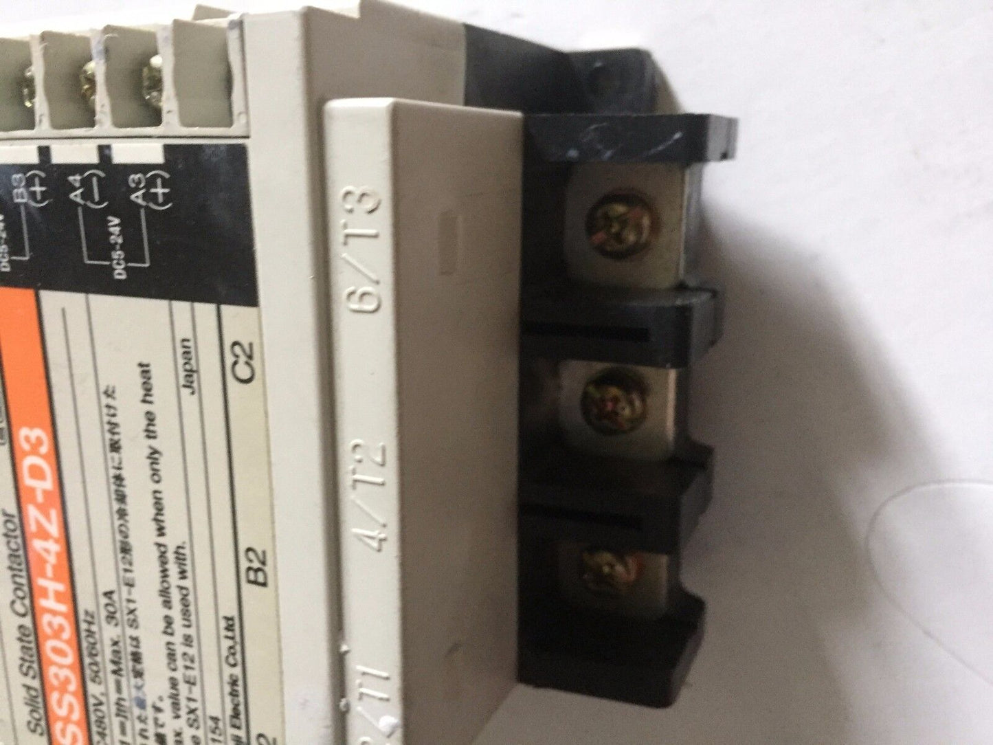 Fuji Electric Ss303h-4Z-D3 ,30A Solid State Contactor Ac480v,Br