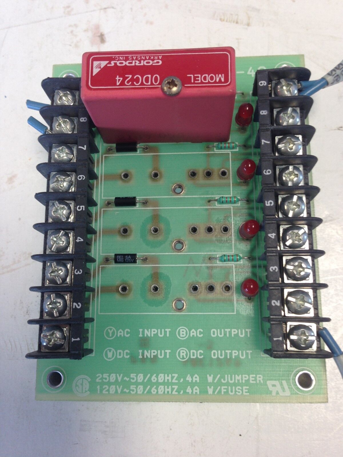 Potter & Brumfield 2I0-4C,2Io-4C,210-4C,0Dc24 P&B 40E1269 -5 Board,Di