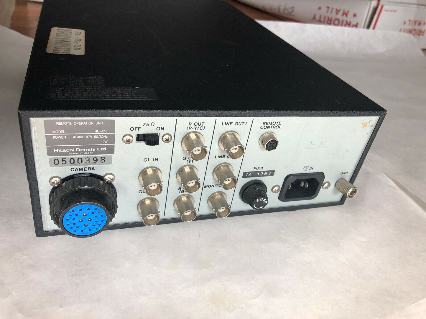 Hitachi Ru-C10 Camera Remote Control Box Rc-C10,Dd