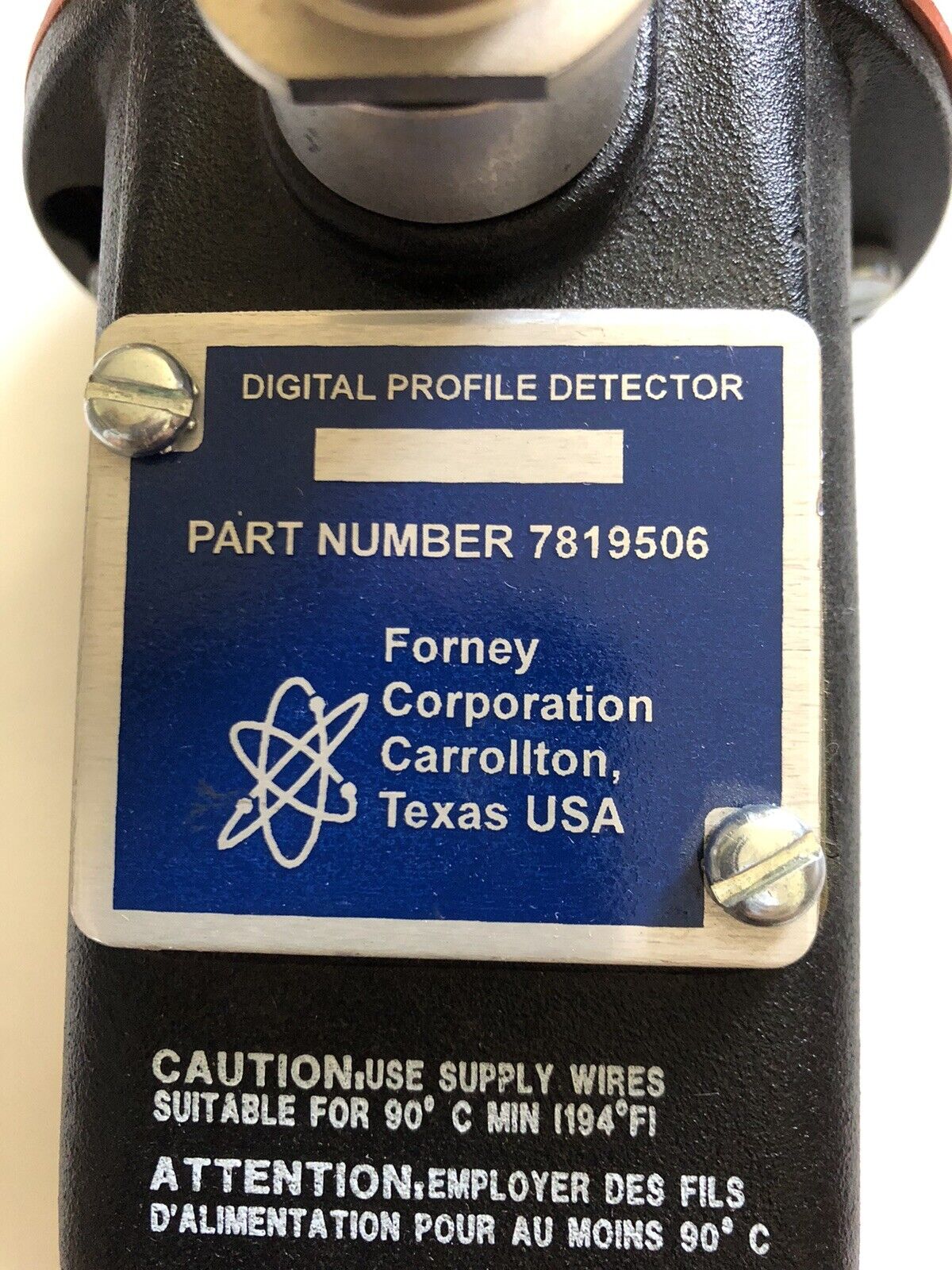 Forney 7819506 Profile Detector Flame Uv Gas 24Vdc Programmable Super Control,Ef