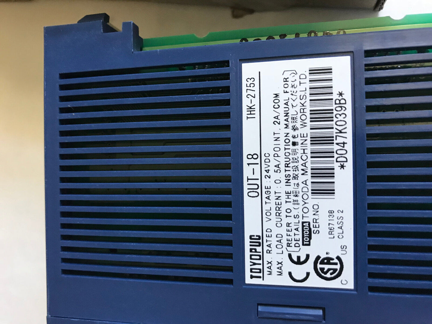 New Toyopuc Out-18 Thk-2753 Pc2j Plc Output Modules 24Vdc,Out-18,Ae