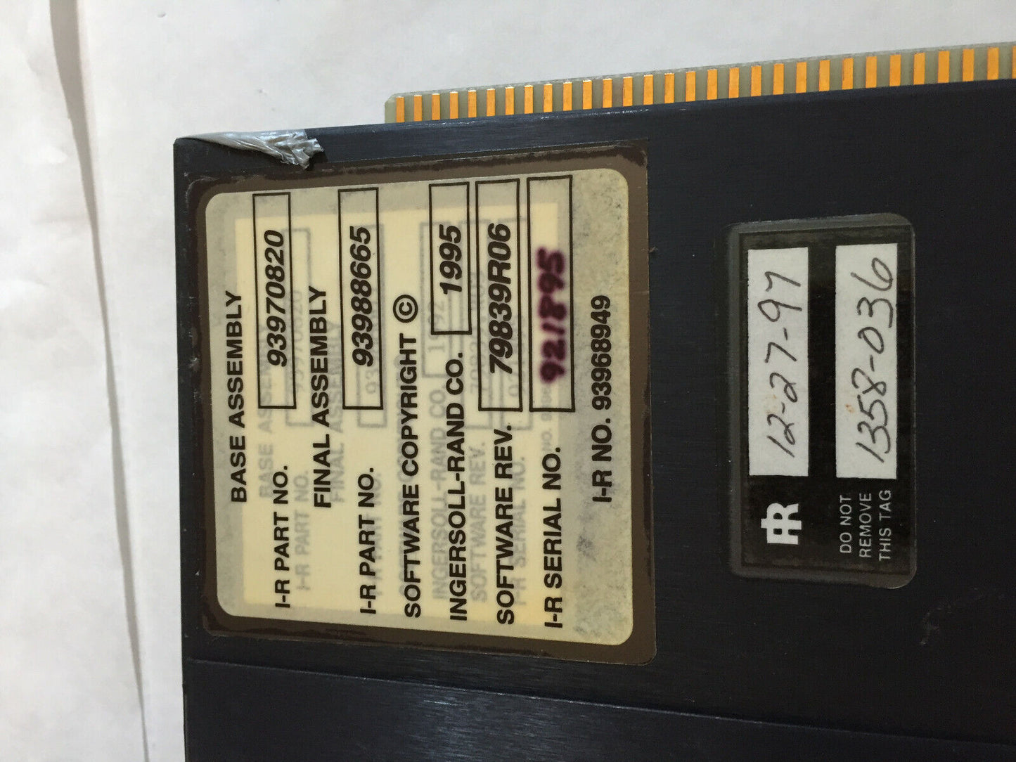 Ingersoll-Rand 93988665 Micro Tas Plus Servo Module 93970820,7983R06,Sg