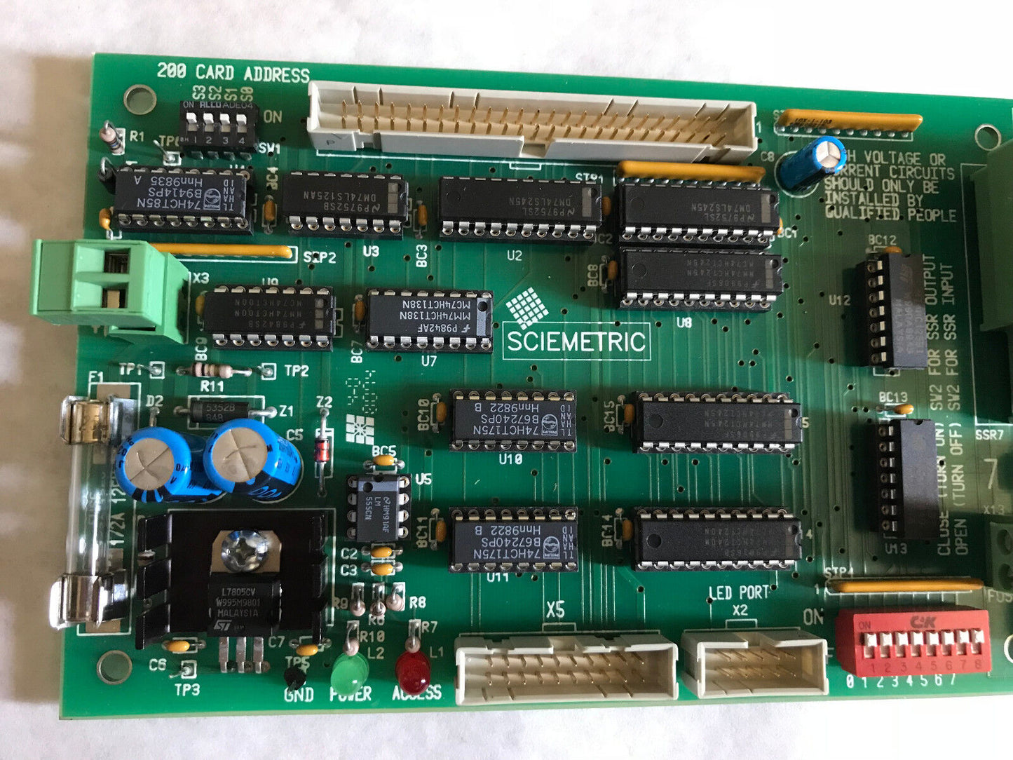 Sciemetric 222 Solid State Relay Module,200 Card Address,Solid State 222,Ag