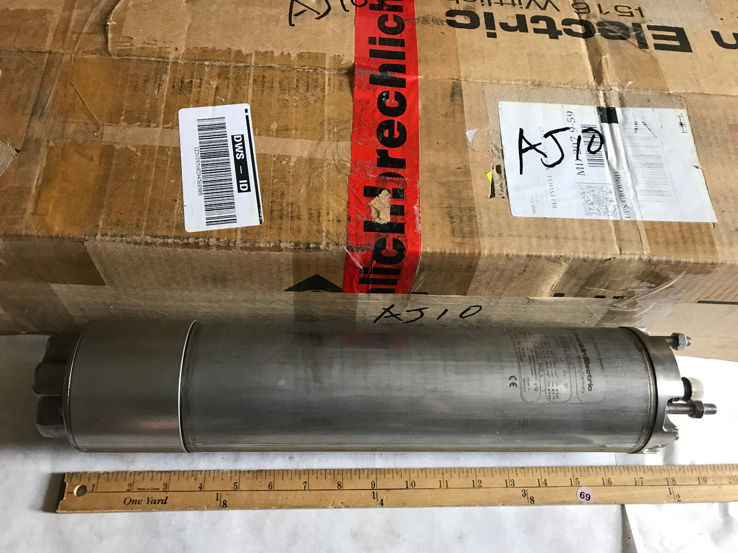 Franklin Electric 2345263503,07E62 30-0009, 4" Submersible Pump 316Ss, 6500N,Aj