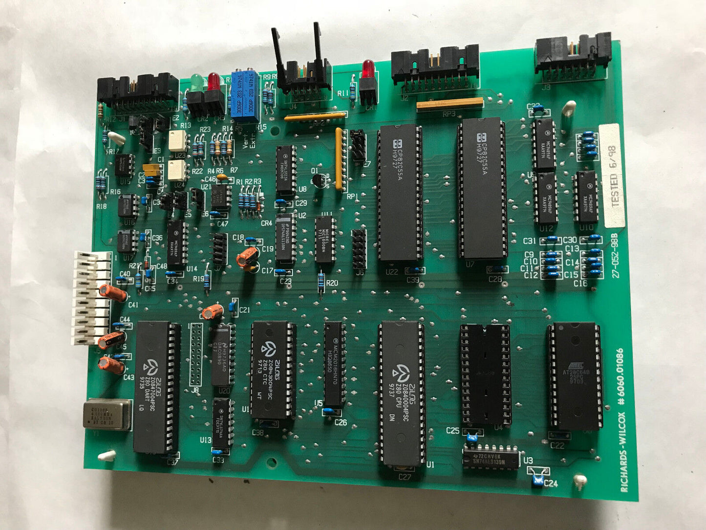 Richards-Wilcox 6060.01086 Cpu I/O Card Assembly #6060.01086,27-052-98B,Ah