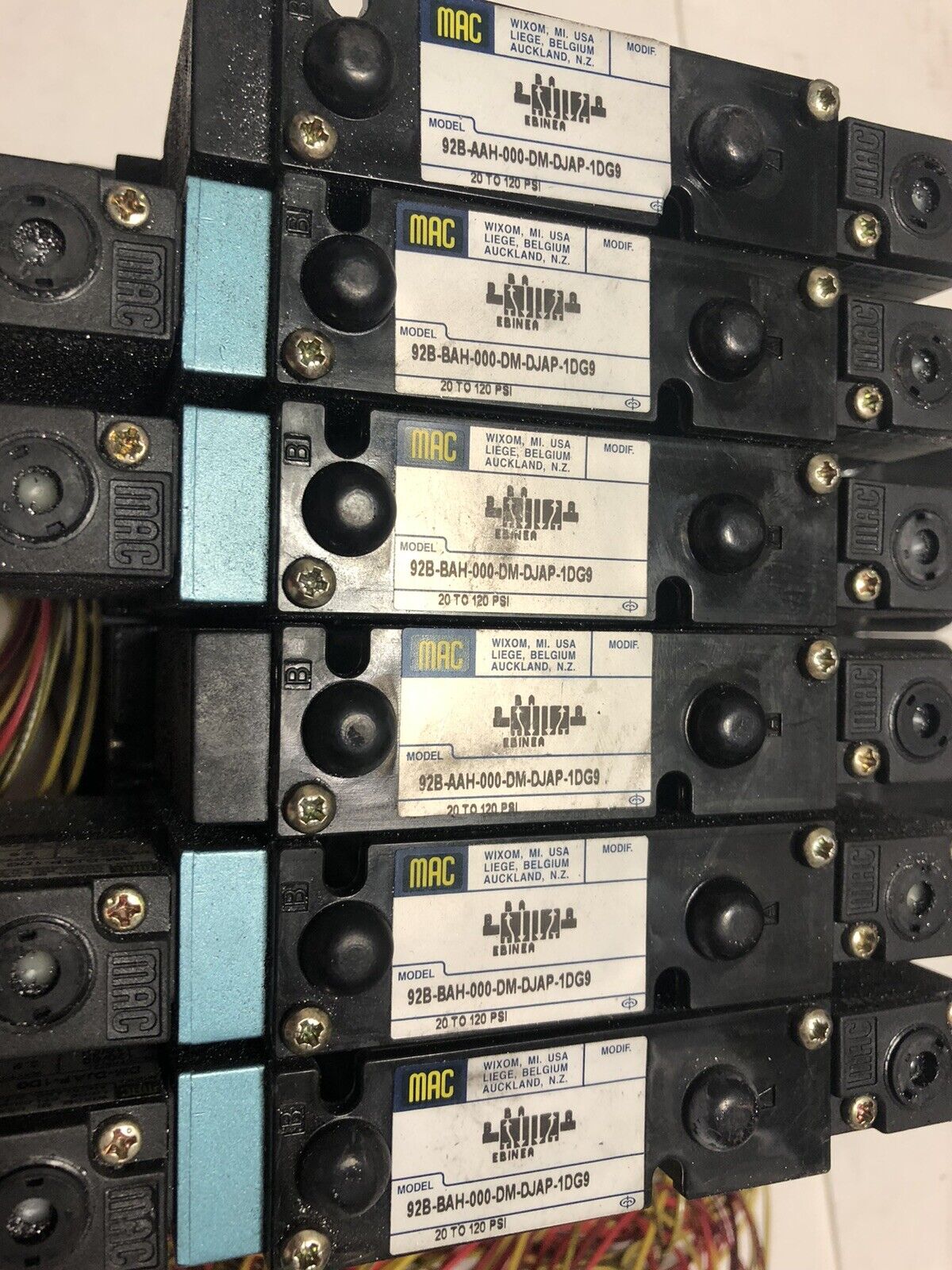New Mac 92B-Bah-000-Dm-Djap-1Dg9 Pneumatic Valve Pr92b-Kaba-9,Dm-Djap-1Dg,Dl,Ey