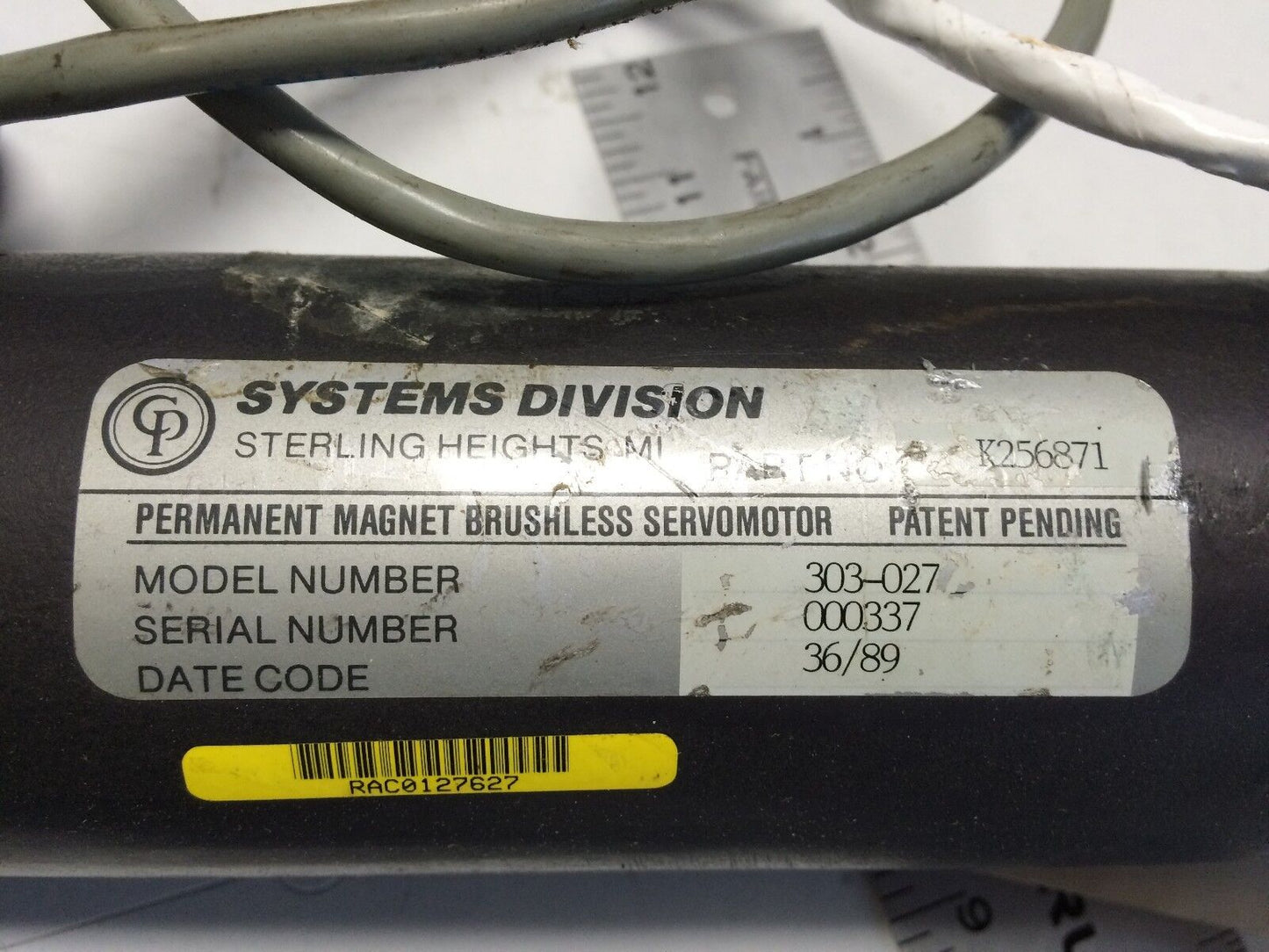 Afs Cp-126-02,3/8" Drive Nutrunner,Cp 303-027 Servo Motor,K-257583,K-256871,Be