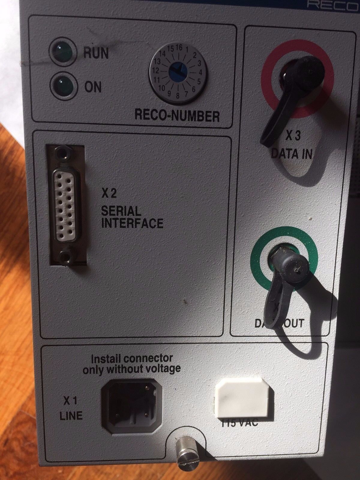 Indramat Reco Reco-G.06/01-Fw,Interface Rack,Indramat Fwa-Reco**003-11Vrs-Nn,Be