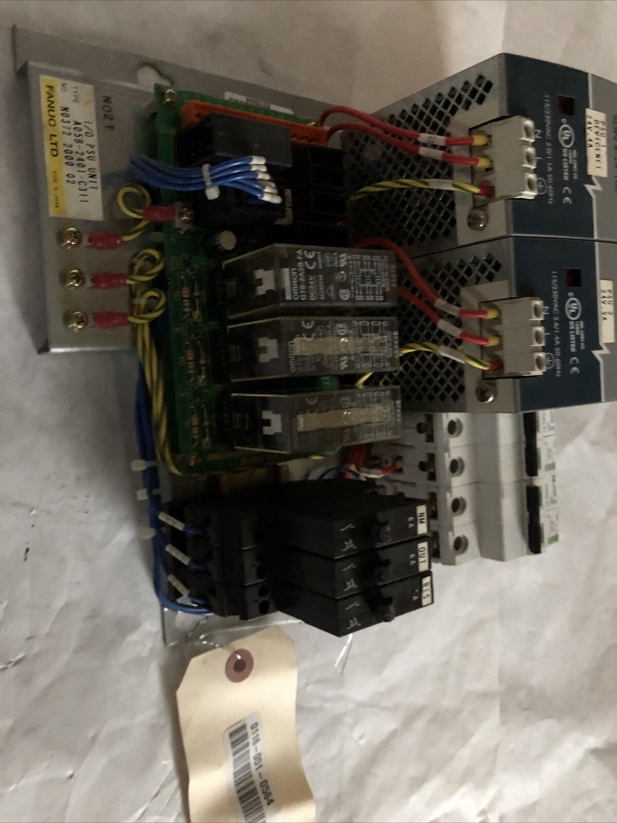 Fanuc A05b-2401-C311,A20b-1007-0540/01A,Sola Sdn-5-24100,I/O Psu Unit,Ee
