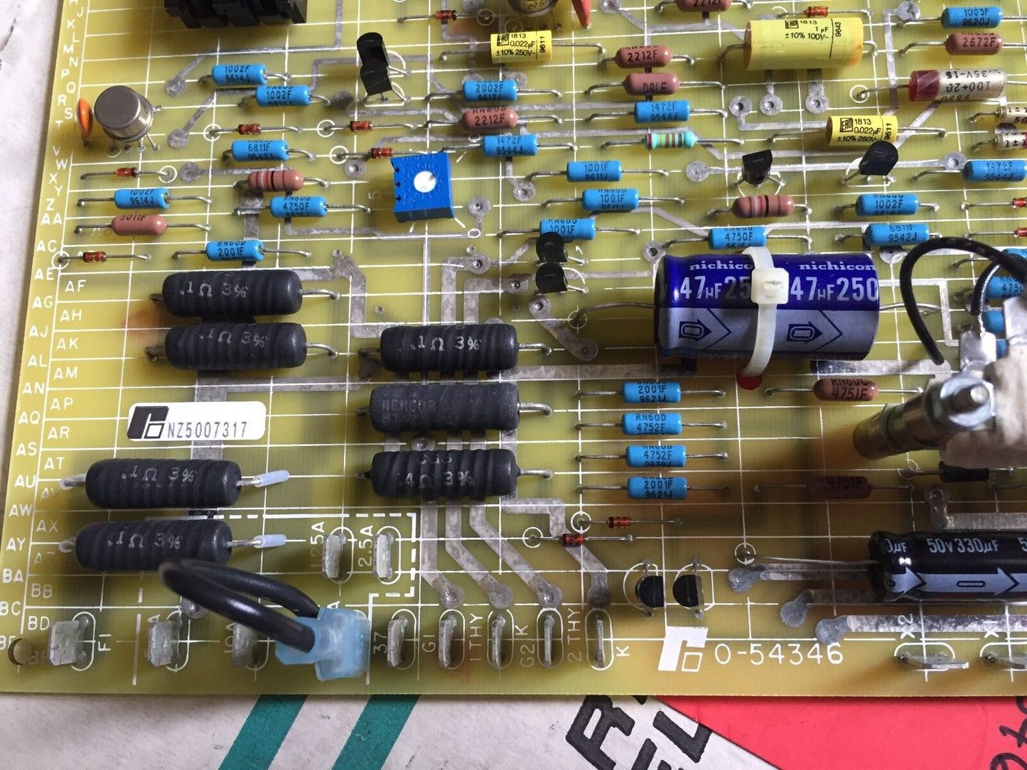 New Reliance Electric 0-54346,O-54346 Pc Board Static Rheostat,Ff