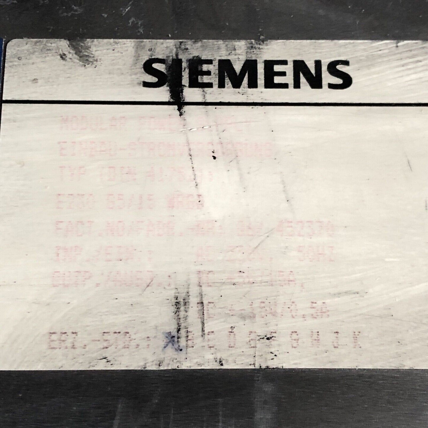 Siemens 4175211, A175411 Modular Power Supply,230 Vac Din 4175411,Q6f3-718,Ay