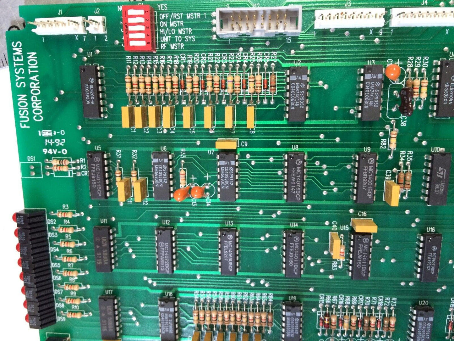 Fusion 038039 Rev Ab,Ac,Fusion Systems 03803, Autoroll P300 Control Card,Cw