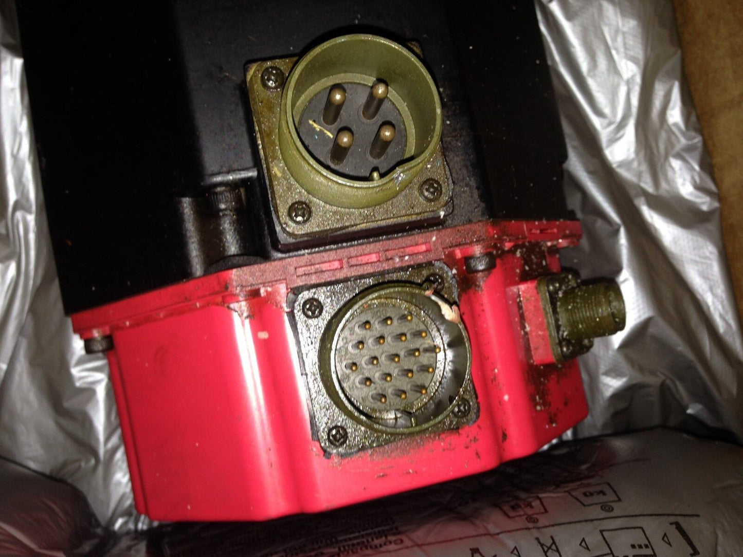 Fanuc A06b-0501-B751 Ac Servo Motor,144 Vac,2000 Rpm,3 Ph,C925a0771,Bk