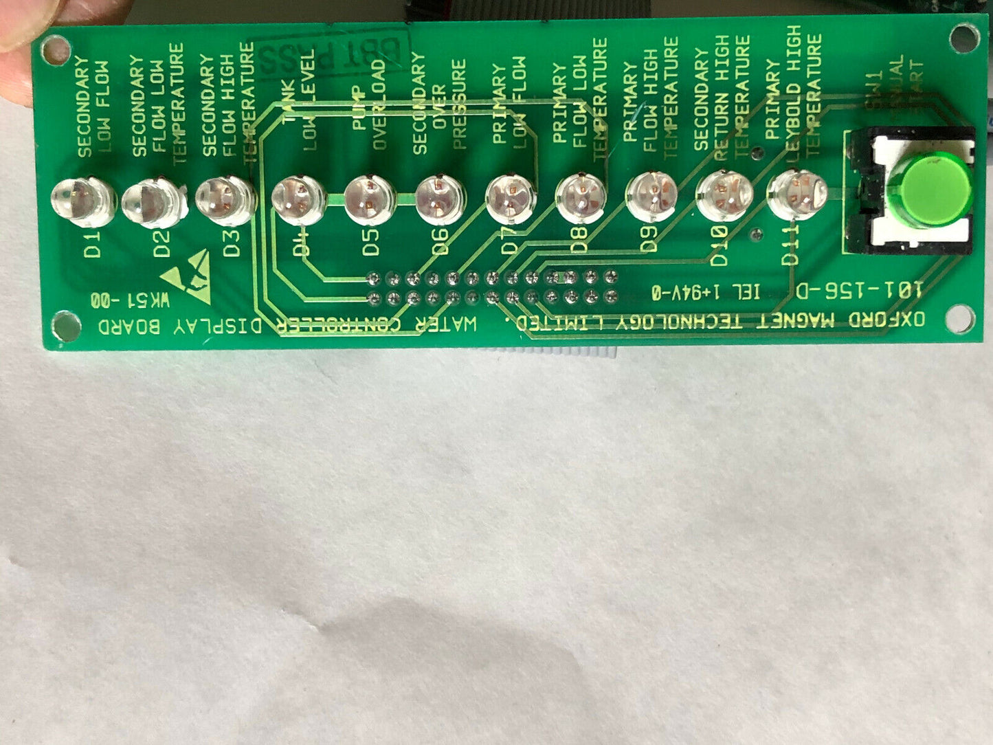 Eaton Williams 101-180-B Water Controller Circuit Board 101-156-D,Di