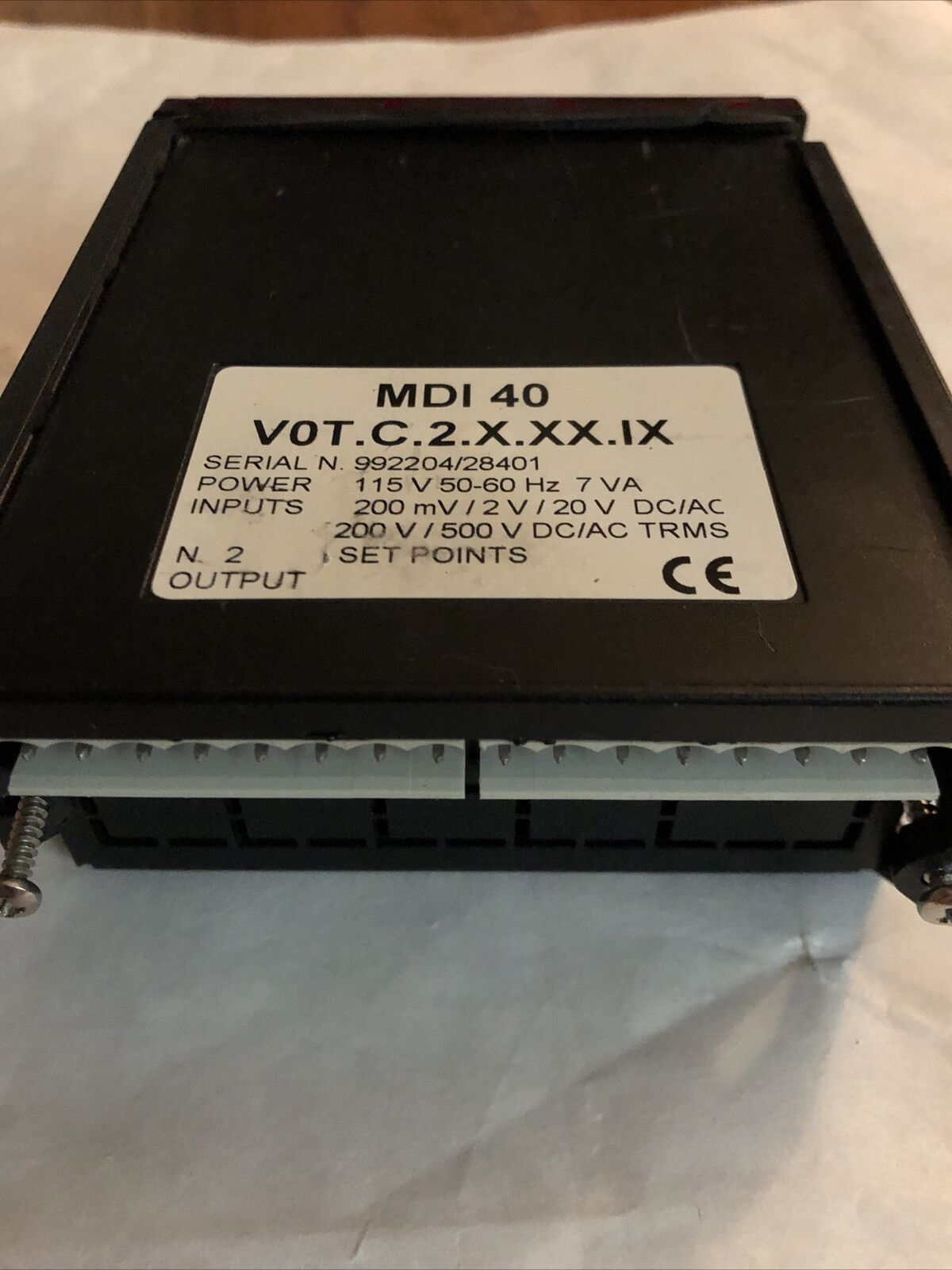 Carlo Gavazzi Mdi-40 Vot.C.2.X.Xx.Ix Panel Meter, Mdi-40 V0t.C.2.X.Xx.Ix,Ay