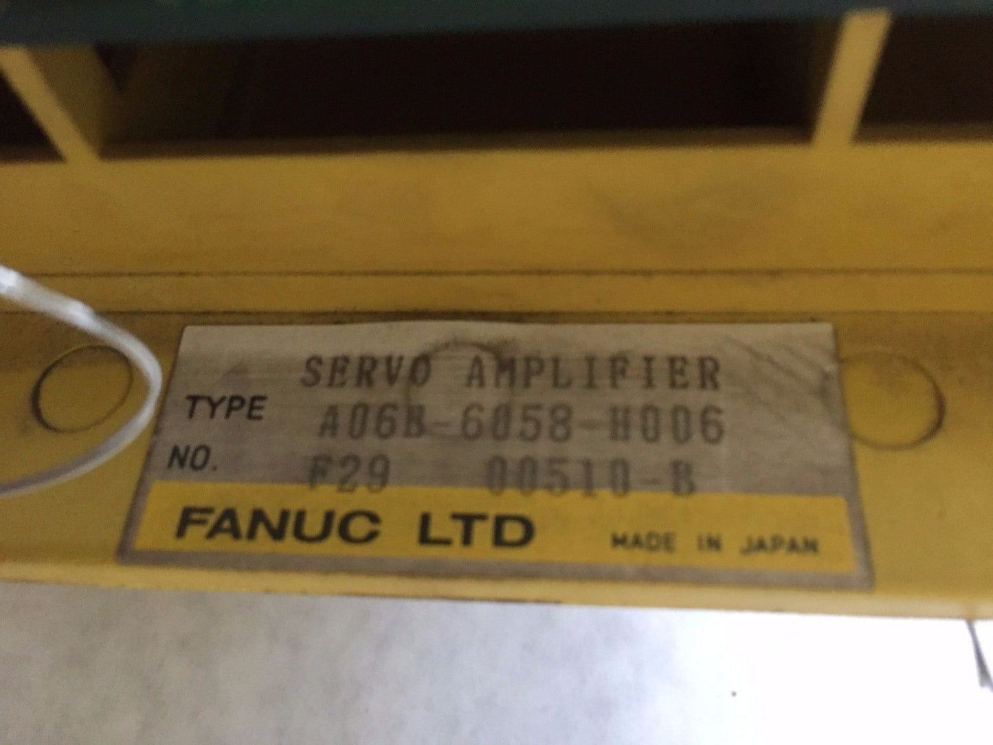 Fanuc A06b-6058-H006,A20b-1003-0090/02/07B,A20b-1003008004A Servo Amplifier,Sj