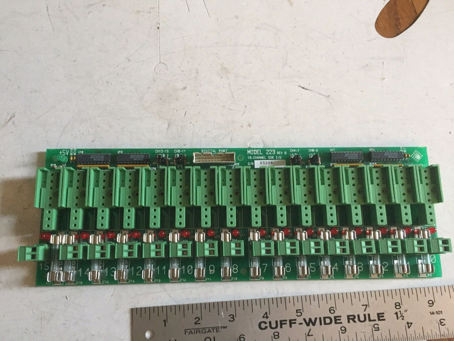 New Sciemetric 223,Sciemetric Model-223 16-Channel Ssr I/O Board,Ss