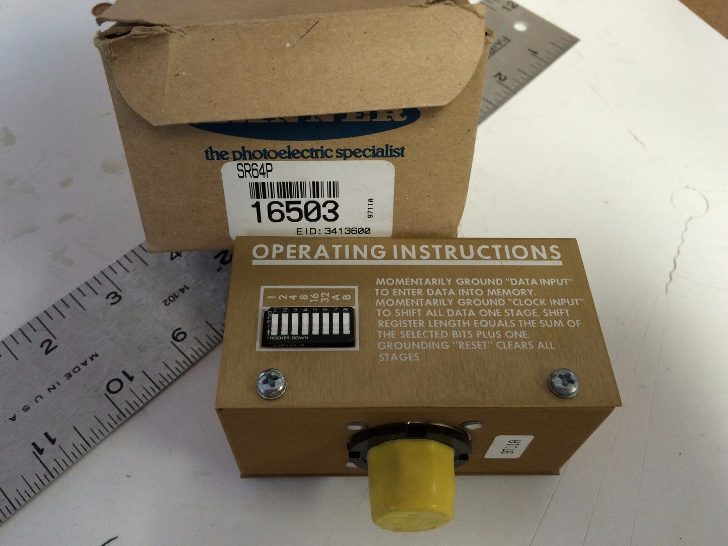 New Banner Sr-64P Engineering (Sr64p) Shift Regs 16503,Ei