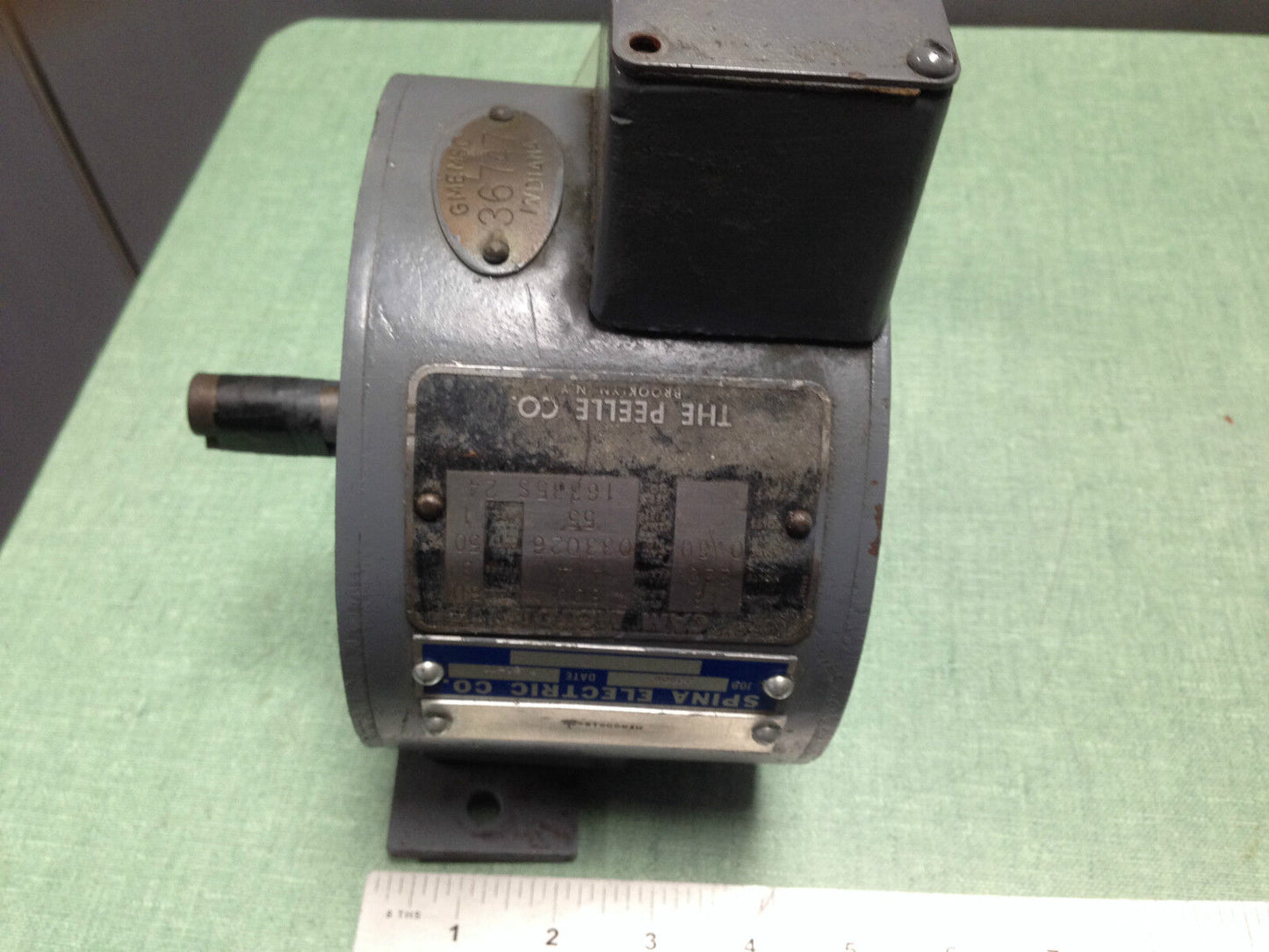 Spina 22803,Mtr00616-1, Spina Mtr00616-2,Peelle 033026 Cam Motor,220Vac,3Ph,Eg