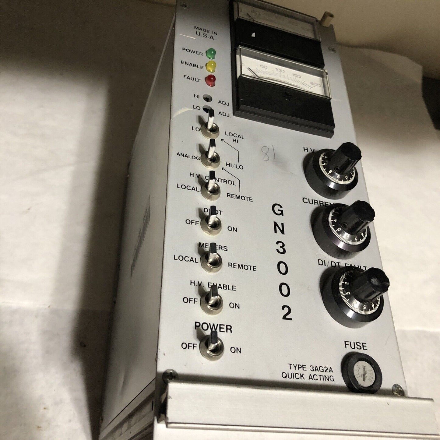 A Subsidiary Of Binks,Sames Gn3002 Power Supply/ Controller,110/120Vac,Bd