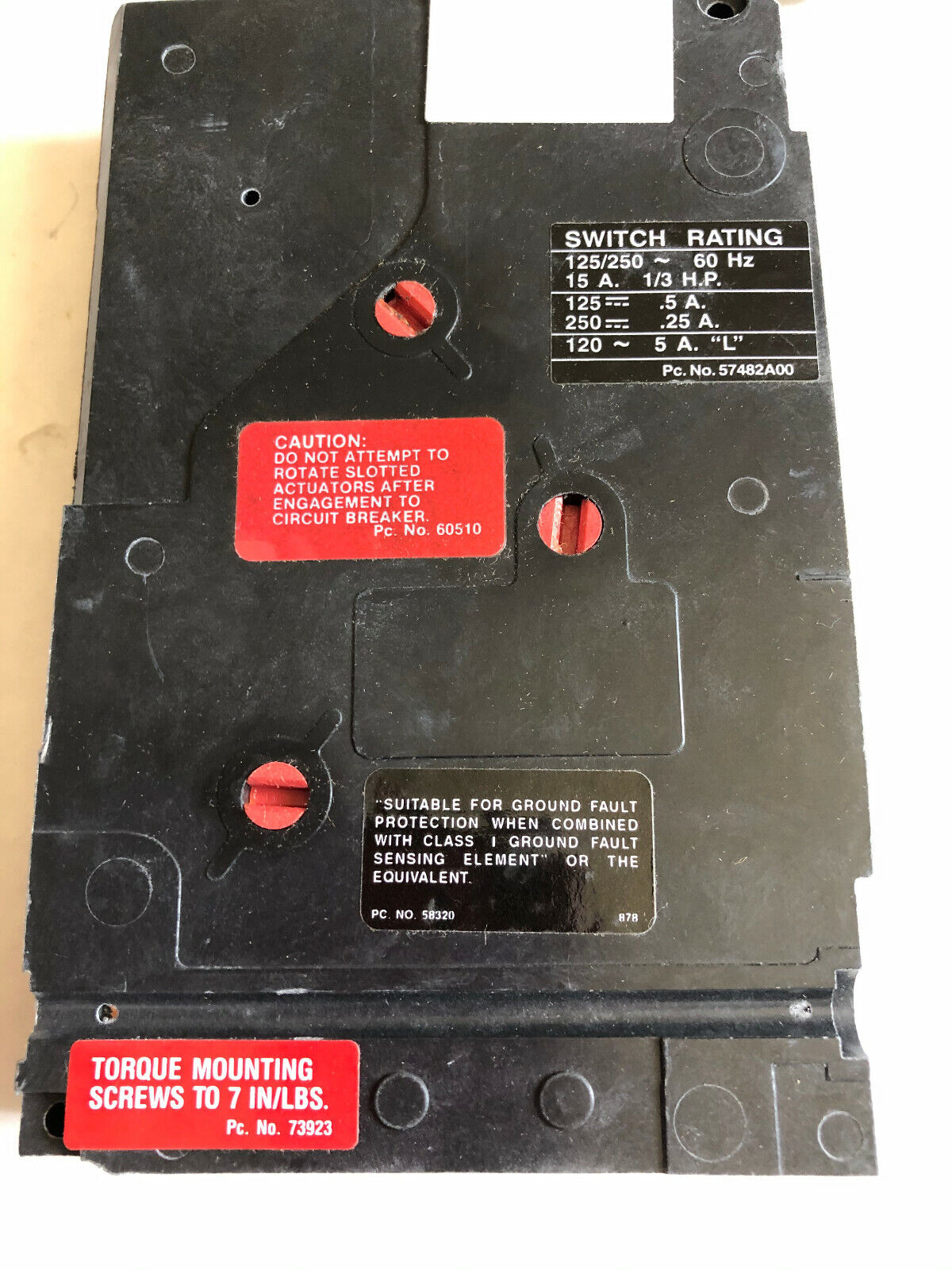 New Siemens S07ed62ab,Ite 14-22 Awg Circuit Breaker,Db