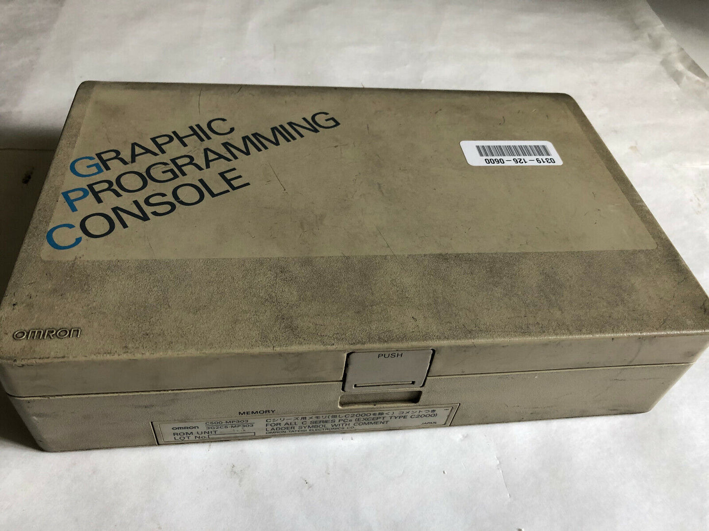 Omron C500-Gpc04 Graphic Programming Console,3G2c5-Gpc04 (Part!, No Power On),Sk