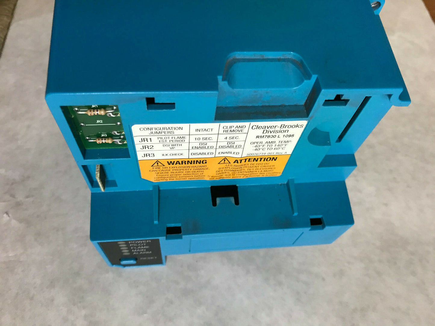Cleaver Brooks 833-03517 Rm7800 L 1095,Cleaver Brooks 833-03517,Th,Eu