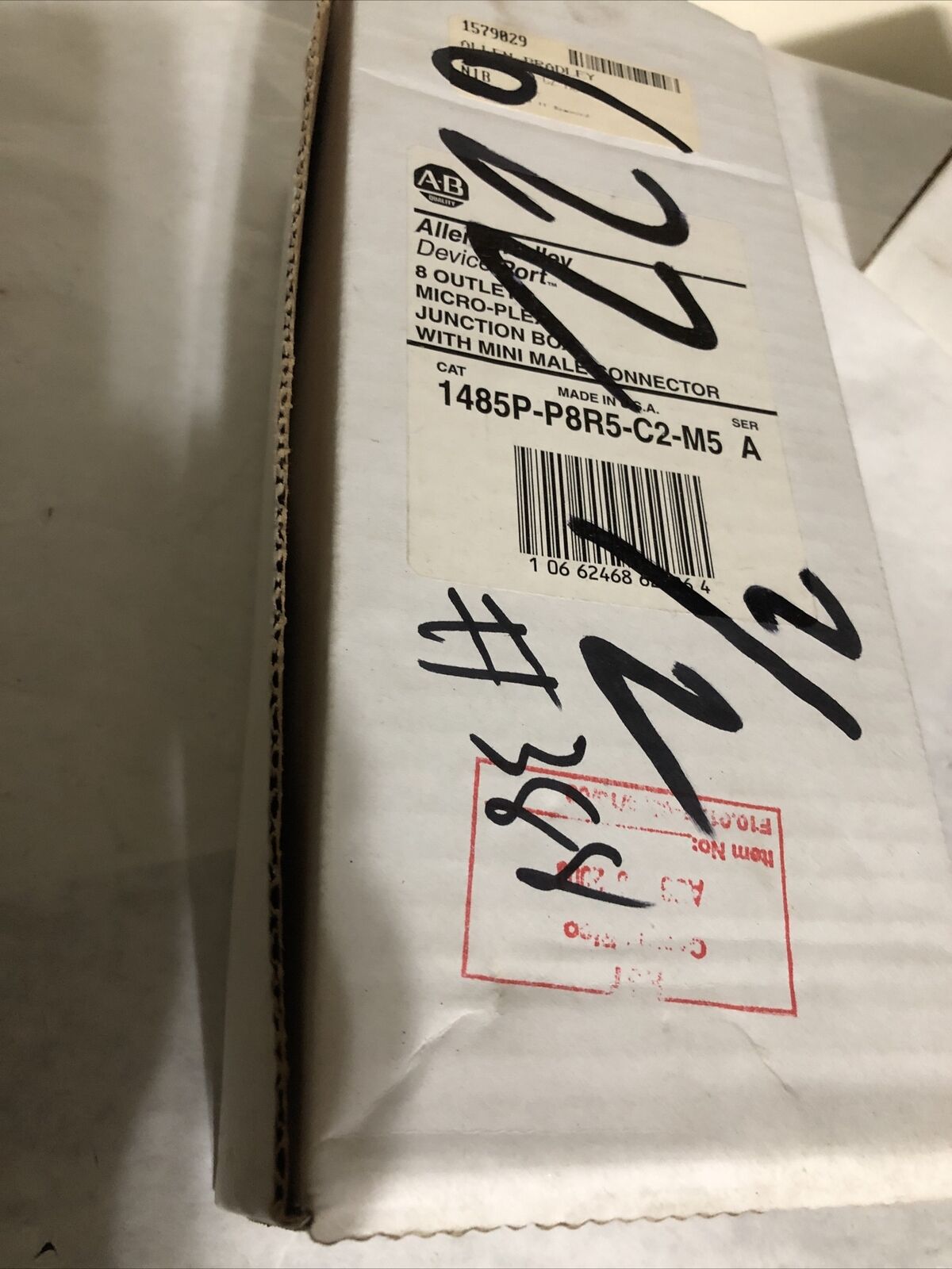 New Allen Bradley Junction Box Deviceport Mini-Plex 8 Port 1485P-P8r5-C2-M5,Fc
