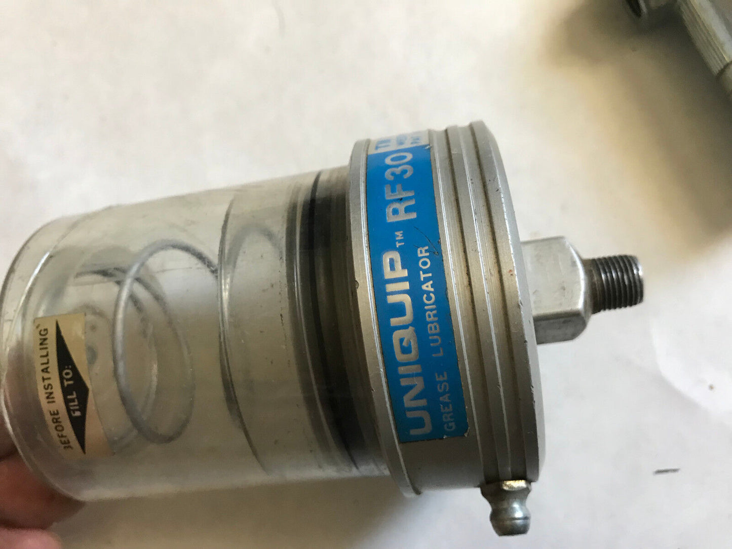Perma Star M120 Uniquip Grease Lubricator Rf30 Trico Opto-Matic Automatic Oiler