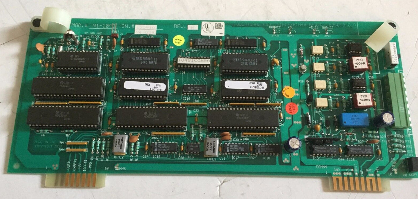 Robertshaw N1-1048,Robertshaw Csd N100-781048 Rev.D,Rbsc-848-A,Ti