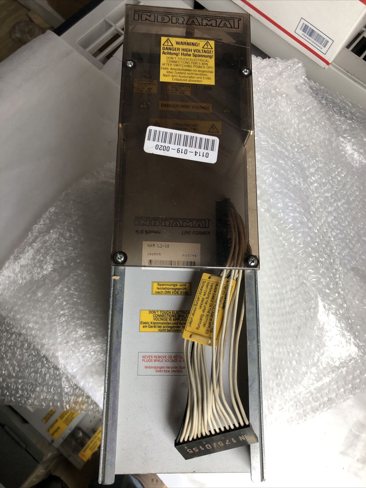 Indramat Nam1.2-08,11246505 Bosch Power Supply Line Former Nam1208,Bd,Fb