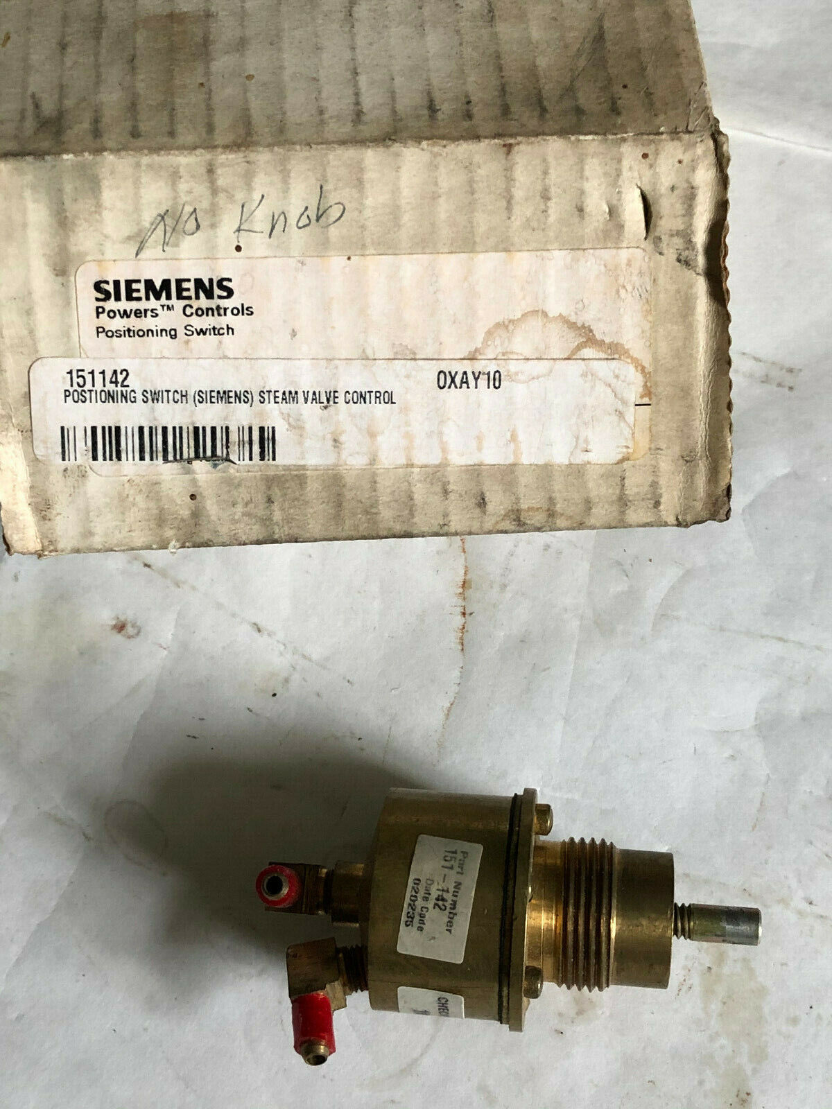 New Siemens 151-142 Powers Controls Positioining Switch Steam Valve,Sa