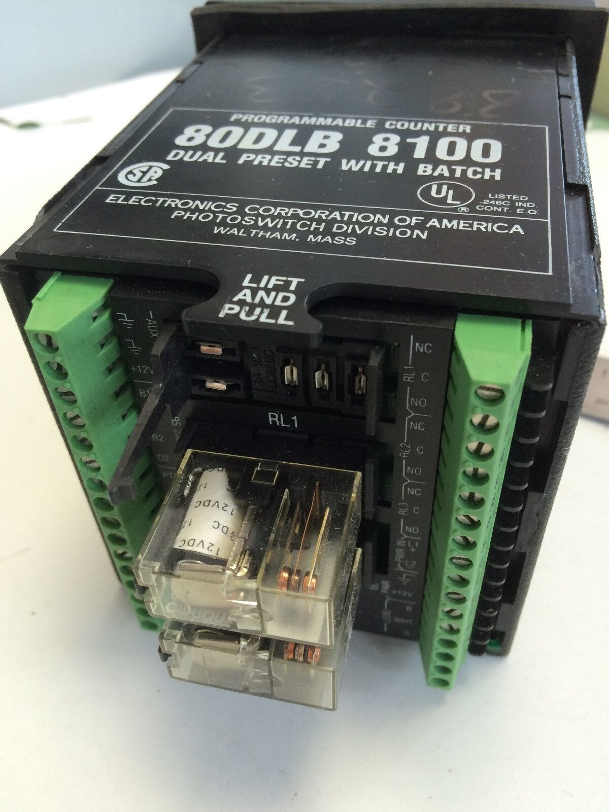 Allen Bradley Programable Counter Model A 80Dlb-8100 Photoswitch,Fk