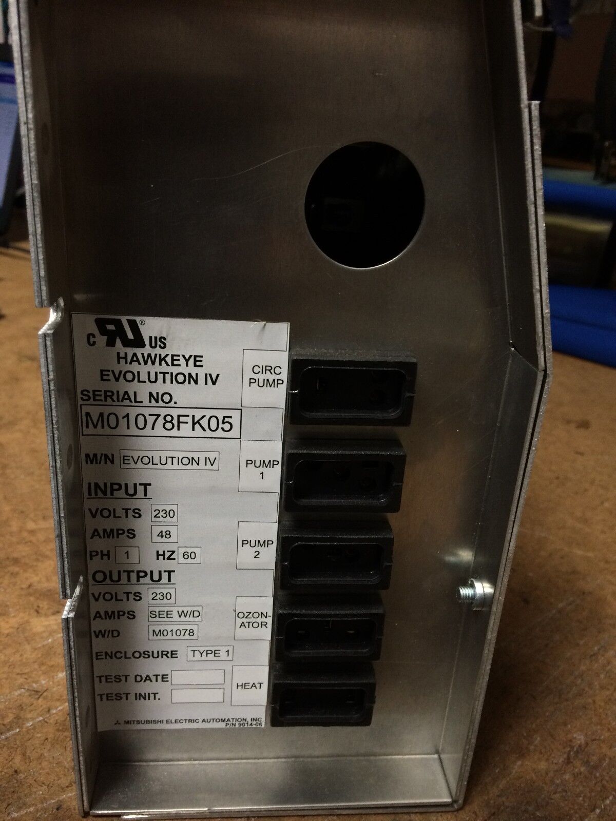 New Mitsubishi 9014-01,9014-06,Ul1563 M01078fk32 Hawkeye Evolution Iv M01078,Ex