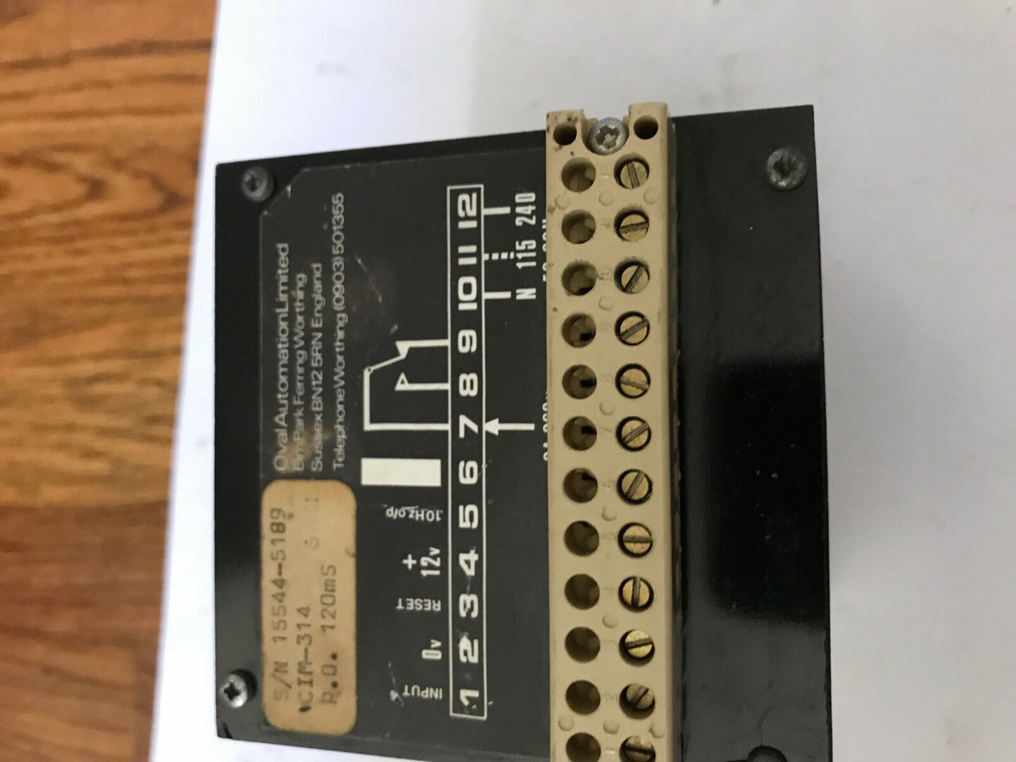Oval Tbm-317-9.99S-I,Oval Automation Oval Tbm Timers,Em