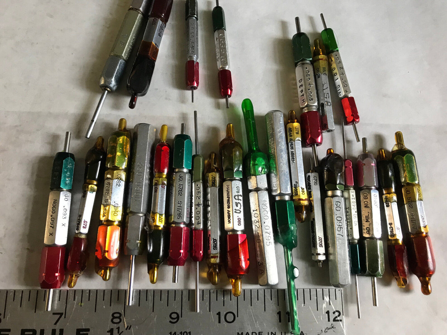 Lot Plug Gage Go Nogo Van Keuren .093,097,0932,062,0795,078,079,062,071,073,Es