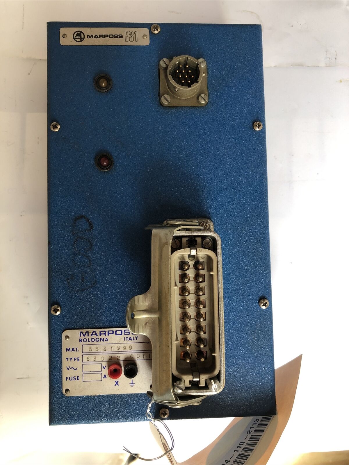 Marposs 8302200011 E31 Gage Control Unit Italy,Fl