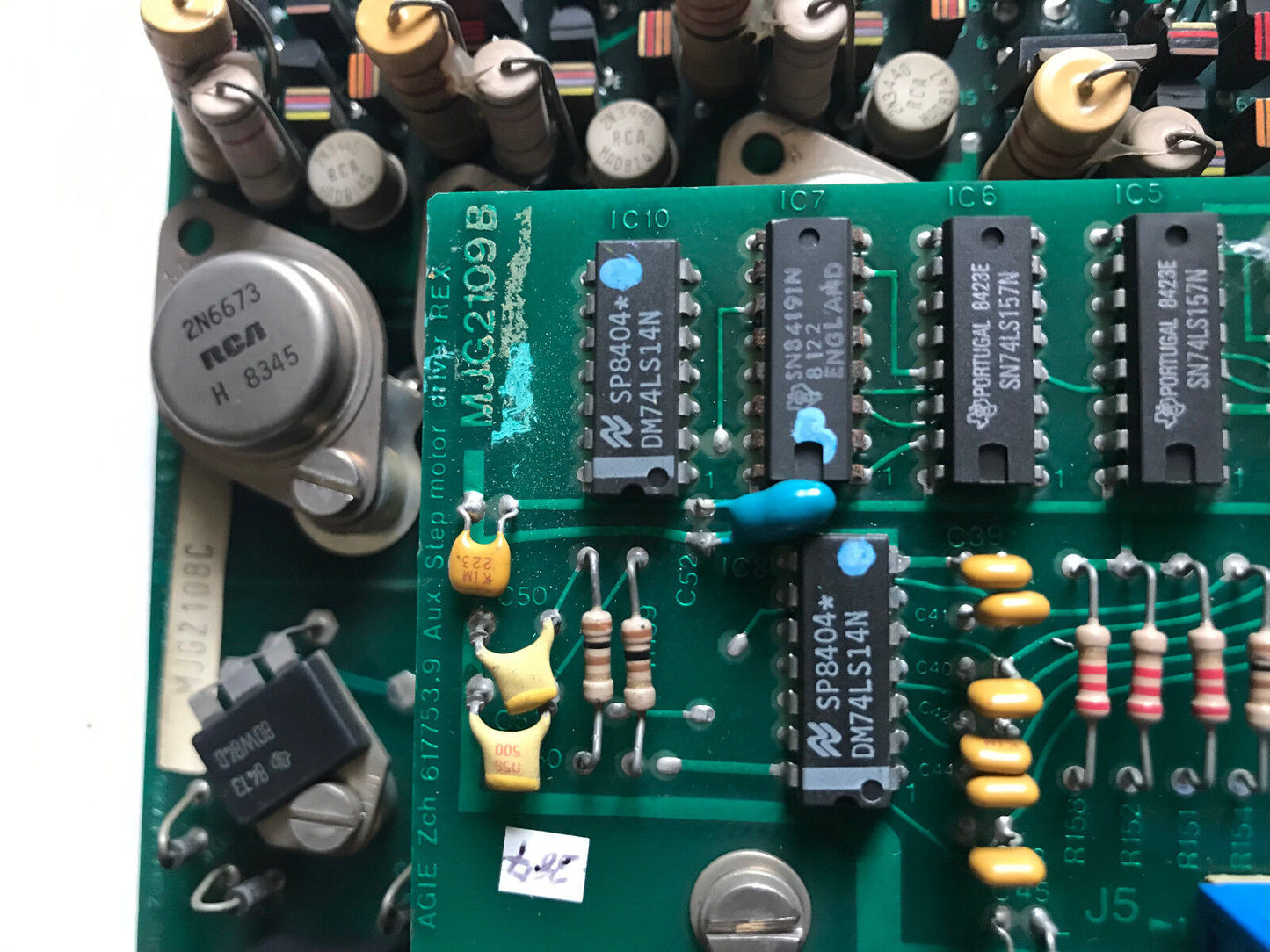 Agie 615072.6 Edm Machine Mjg2109b Step Motor Driver Agie Mjg2108c,Mjg2108a,Si