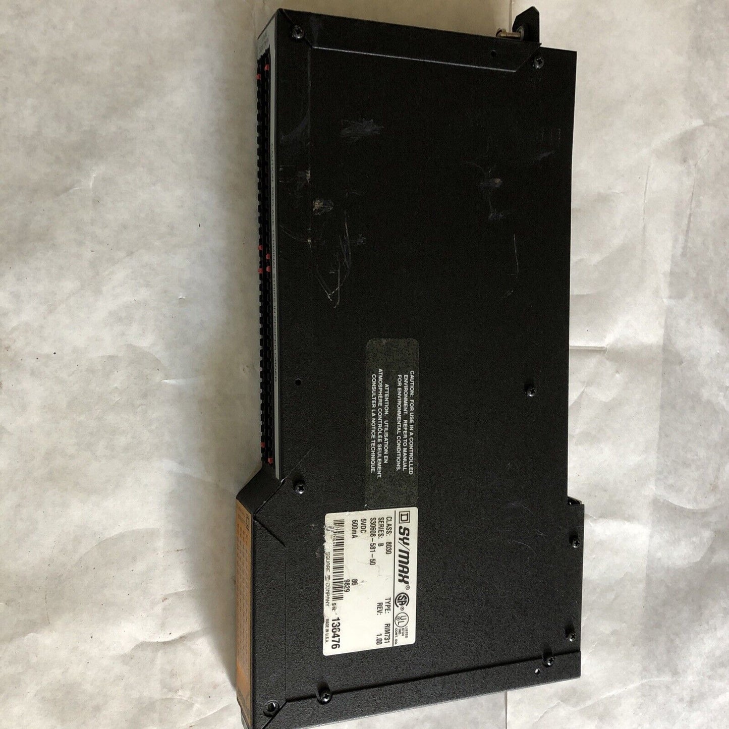 Square D 8030 Rim731,Class 8030 Sy/Max 64Pt Input 8030-Rim-731,S30608-581-50,Bg