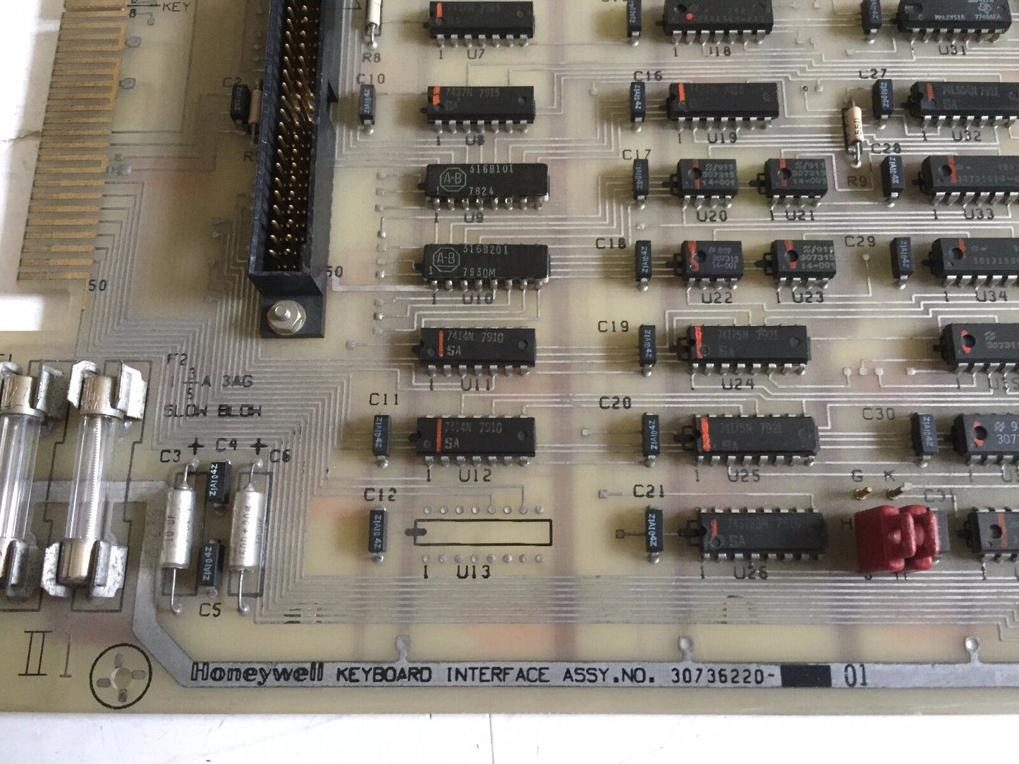 Honeywell 30736220-01,30736220 Yamatake Honeywell Keyboard Interface,Bx