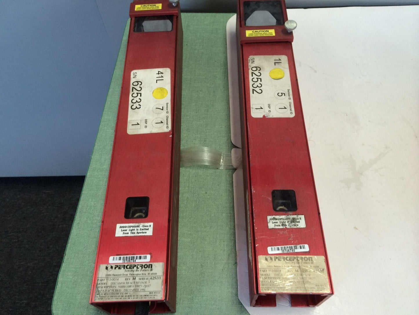 Perceptron 912-0014 Tricam Laser Digital Surface ,S0800-X0053-Y0073-Z0147, Bf