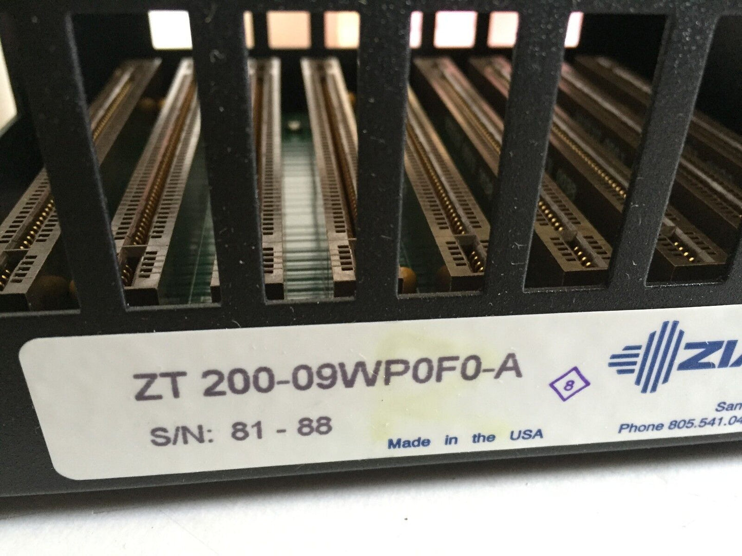 New Ziatech Zt 200-09Wp0f0-A,Zt 200 Embedded Computer Cage 9 Slot Std32,Ap