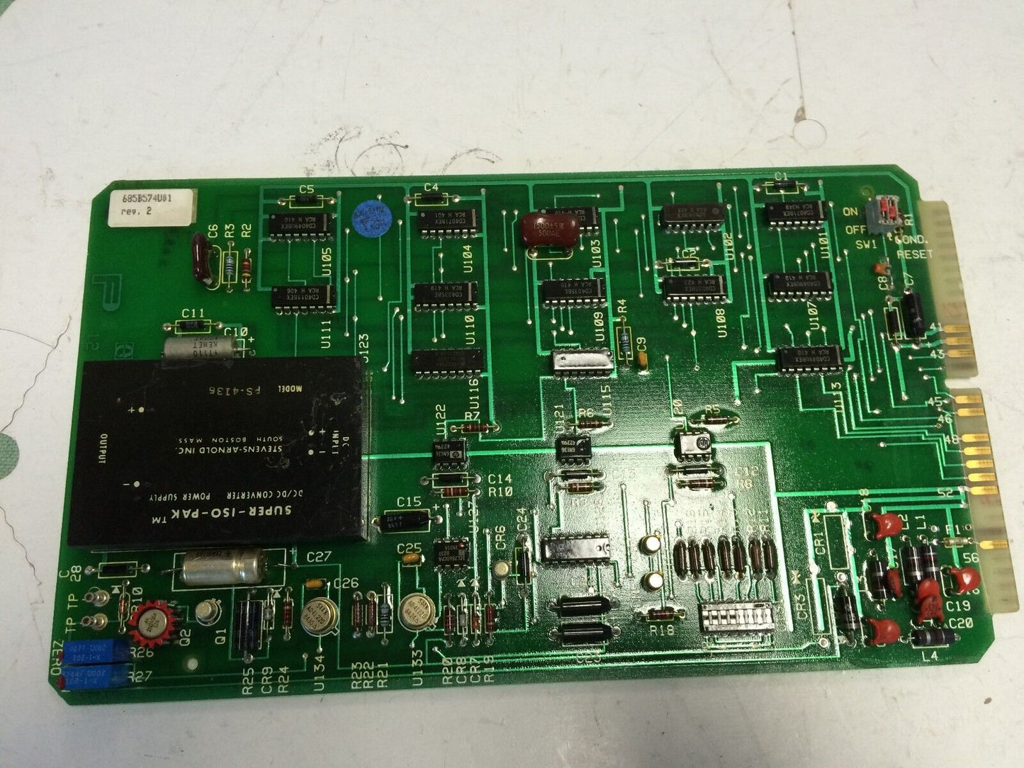 Fischer & Porter 685B574u01 Pc Board 12 Bit D/A 685B574 ,Cf