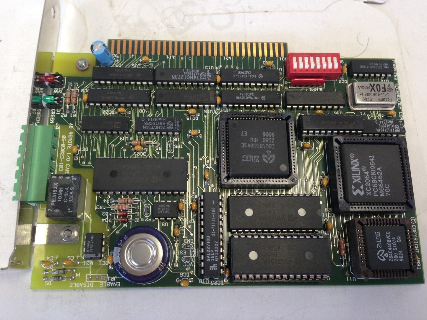 Computer Technology 05-03023-103 Ctc Board Ab Remote I/O Card, Abr-3200,Ar