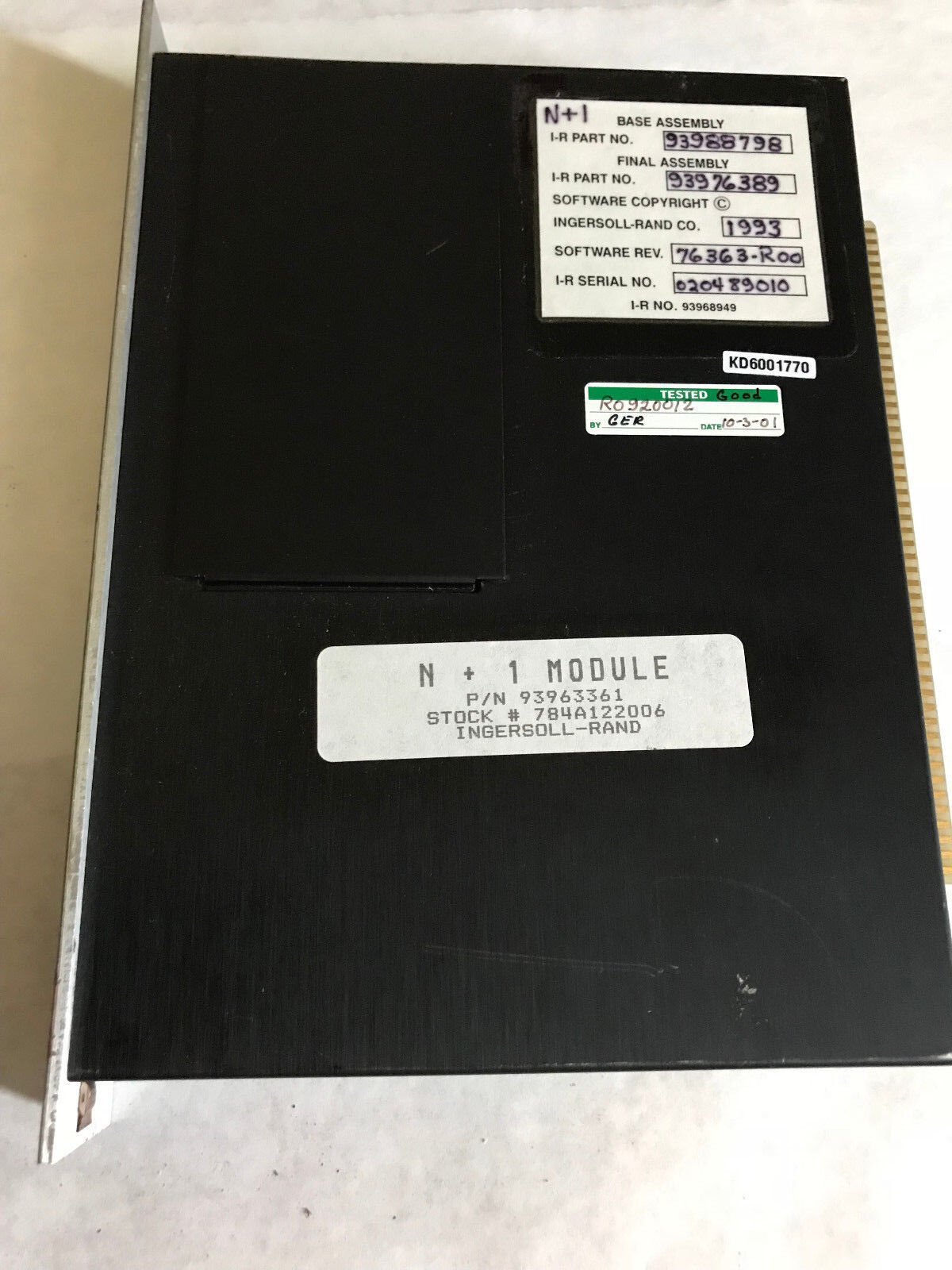 Ingersoll Rand 93963361 N+1 Module, Micro Tas Plus,93988798,93976389,Ep