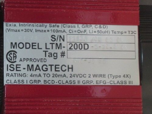 Magtech Ltm-200D,Ltm-200D-G-21.5 In Magnetostrictive Level Transmitter, 500Mv,Dh