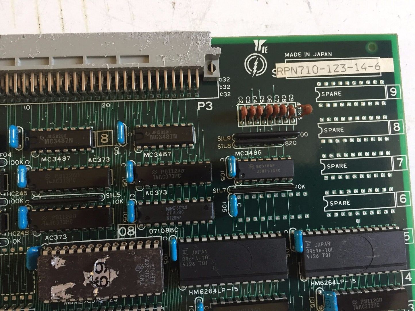 Yaskawa Electric Jancd-Cpii,Motoman Robot Memory,Df8203078-D0 Rev D,Ev,Cp11,Cz