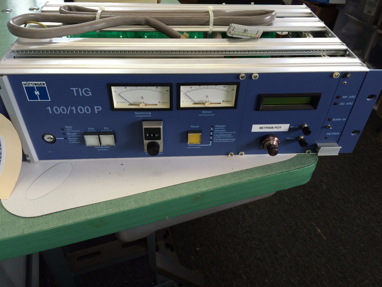 Huttinger Tig 100/100 P,C40-1110, 137035 Rev 03, Controller,Ev
